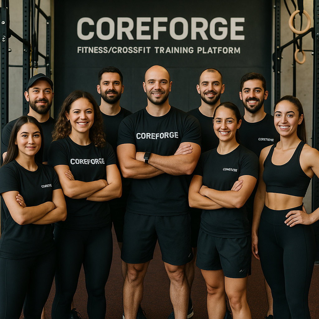 CoreForge team supporting CrossFit community in Turkey